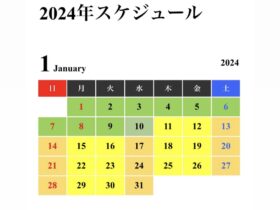 １月のレッスンスケジュールです🛹